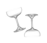 Toyvian 2 pezzi Bicchieri da Cocktail Vintage in Vetro Trasparente Calici da Bar Stile Classico per Vino e Martini Eleganti per Feste e Casa Resistenza e Design Raffinato