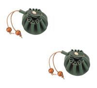 Toyvian 2 Pezzi Borsa Morbida Piccola Custodia Mini Borse Piccolo Sacchetto Di Dadi Borsa Da Viaggio Astuccio Per Gioielli Buste Borse Piccolo Portamonete Marsupio Green