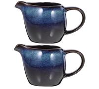 Toyvian 2 pezzi Brocche in Ceramica con Beccuccio e Manico Contenitori Resistente per Latte Salsa e Sciroppo Design Elegante per Tè del Pomeriggio e Decorazione Tavola