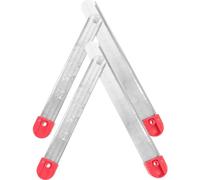 Toyvian 2 Pezzi Cerniera Scala Lega di per Pioli in Alluminio Pieghevole | Parti di Ricambio per Scala da Soffitta, Installazione Rapida, Compatibilità Fotografia Folding Ladder e Step Ladder