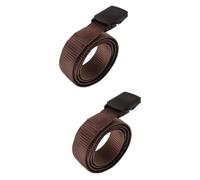 Toyvian 2 Pezzi Cintura Sicurezza Da Viaggio Per Uomo Nascosto Più Nascondere Tasca Chiave Contanti Travel Money Belt for Men Vita Soldi Plastica Coffee