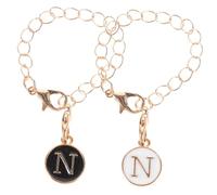 Toyvian 2 Pezzi Ciondoli Lettera per Tazze da Accessori per Personalizzare Tazze e Borse Charm Appendibili e Decorazioni Eleganti e Versatili per Ogni Occasione