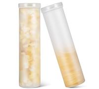 Toyvian 2 pezzi Contenitori Ermetici per Biscotti e Crackers Scatole Trasparenti Resistenti per Conservazione Snack Organizer Compatti per Uso e Ufficio