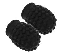 Toyvian 2 Pezzi Copribacchette Silicone per Batteria Set Protezioni per Drumstick con Effetto Silenzioso per Pratiche Volume Ridotto e Performance Diverse Situazioni