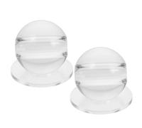 Toyvian 2 Pezzi Correttore Di Colpo Da Biliardo Per L'Allenamento Dello Snooker In Vetro Acrilico Allenatore Di Colpo Dritto Strumento