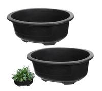 Toyvian 2 Pezzi da in Premium Contenitore per Piante Riutilizzabile Fioriera per Bonsai per Piante Ufficio e Balcone