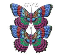 Toyvian 2 Pezzi Decorazione Farfalla in Ferro Battuto Ciondolo a Parete Vita Decorazioni a Farfalla da Parete Decorazione da Parete per Esterni Decorativo Ferro da Stiro