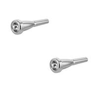 Toyvian 2 Pezzi Di Corno Francese Placcato Argento Costruzione in Metallo Per Strumento Musicale