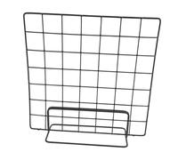 Toyvian 2 Pezzi Espositore Griglia da Appoggio Pannello Display Portatile con Cornice Rete Nera Supporto Versatile per Gioielli Foto e Articoli da Esposizione Facile da Montare e