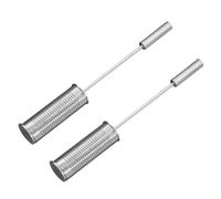 Toyvian 2 pezzi Filtro per Tè in Acciaio Resistente Infusore Creativo per Tisane e Foglie di Tè Colino Robusto per Uso Domestico Design Elegante e Durevole per Momenti di Relax