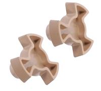 Toyvian 2 Pezzi Giunto di Supporto per Giradischi Microonde in Plastica, Albero Accoppiatore per Piatto Girevole Forno a Microonde, Accessori per Ricambio Vassoio Rotante