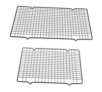 Toyvian 2 Pezzi Graticola per Raffreddamento Inossidabile Design per Torte Pane e Biscotti Facile da e Stabile per e Barbecue