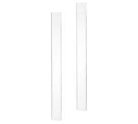 Toyvian 2 pezzi Guide per Mattarello in Acrilico Righelli Regolabili per Spessore Uniforme Impasto Accessori Panificazione Riutilizzabili per Biscotti Pasta e Pizza Strumenti Misurazione