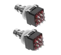 Toyvian 2 Pezzi Interruttore a Pedale per Chitarra 9 Pin Compatibile Vari Modelli Pedali Effetti, Copripulsanti Robusti per Transizioni Fluide Nelle Esibizioni Live Colore Colore Casuale