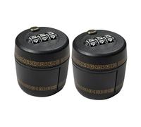 Toyvian 2 pezzi Lucchetto Combinazione per Bottiglia di Vino e Liquore con Codice Password Ermetico per Protezione Alcolici e Conservazione Conservata per Famiglie Spazi Condivisi