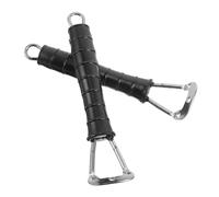 Toyvian 2 Pezzi Manici per Pentole in Bambù Maniglie Lunghe Antiscottatura Resistenti Alte Temperature Manici per Sostituzione Pentole e Wok Impugnature Antiscivolo per Cucina Sicura