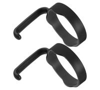 Toyvian 2 Pezzi Manico per Tazza da Viaggio in Plastica Resistente Impugnatura Antiscivolo per Portabicchieri Auto Nero Facile da Installare e Sostituire Compatibile con Bicchieri Isolati