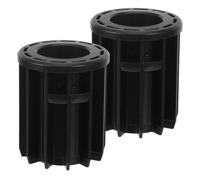 Toyvian 2 Pezzi Manicotto Asta di Sollevamento Sedia da Ufficio, Plastica | Anello di Fissaggio per Regolazione Altezza, Supporto per Colonna a Gas, Montaggio Semplice