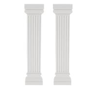 Toyvian 2 pezzi Mini colonna romana decorazione pilastro tavolo pilastro scultura colonna romana per progetti di diorama fai da te accessori per feste