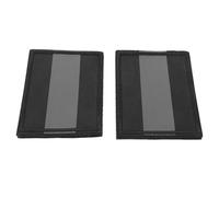 Toyvian 2 Pezzi Patch Riflettente di Sicurezza Nero Materiale Riflettente, Resistente ad Alta visibilità per Giacche e Impermeabili, per Sport All'aperto