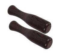 Toyvian 2 Pezzi Pestello in Legno per Cucina Strumento Manuale per Schiacciare Spezie e Fermentare Verdure Tamper Naturale per Crauti e Cibi Fermentati Utensile Ergonomico per Uso