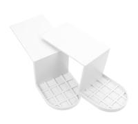 Toyvian 2 pezzi Porta Detersivo Lavatrice in Resistente Organizer per Dosatori Ammorbidente con Vassoio Antigoccia Supporto Pratico e Durevole per Casa e Lavanderia