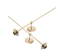 Toyvian 2 Pezzi Portacandele da Parete in Ferro Battuto con Design a Spirale Supporto Candela Solido e Compatto Decorazione Elegante per Soggiorno Sala da Pranzo Stufa e Camera da Letto