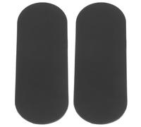 Toyvian 2 Pezzi Protezioni per Cerchi di Batteria in Silicone Nero, Resistenti a Rottura e Deformazione, Adatti per Batteria Acustica e Jazz, Antiscivolo e Facili da Installare