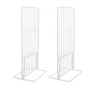 Toyvian 2 Pezzi Separatore per Scaffali in Ferro per Congelatore Commerciale Organizer Rete per Frigorifero con Ripiani Divisori Resistenti Supporto per Conservazione Alimentare in