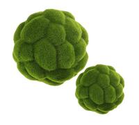 Toyvian 2 Pezzi Sfere Decorative Artificiale in Realistico per Decorazioni Appese Feste Vetrine e Palle Topiary Naturali per Allestimenti e Commerciali