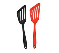 Toyvian 2 pezzi Spatole da Cucina in Silicone Ergonomiche Paletta Forata per Wok e Friggere Accessori Cucina Pratici e Resistenti al Calore per Casa e Ristorante