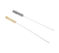 Toyvian 2 pezzi Spazzole per Pulizia Flauto in e Fibra di Bambù Kit Manutenzione per Strumenti Fiato Profonda Azione Detergente Portatile e Leggero Compatibile con Flauti e Strumenti di