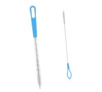 Toyvian 2 pezzi Spazzole Pulizia Bottiglie con Manico Ergonomico Scovolino Cannucce e Tubi Pennello Acciaio Inossidabile per Tazze e Ugelli di Precisione Lotus Root Hole Pulizia Profonda