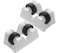 Toyvian 2 Pezzi Strumento di Controllo della Rettitudine per Stecca da Biliardo in Acciaio e Nailon Precisione di Rettitudine e Costruzione Robusta per Kit Accessori Tavolo da Biliardo