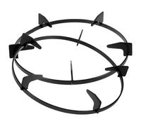 Toyvian 2 Pezzi Supporto per Fornello Gas Porta Pentole Antiscivolo in Ferro per Cucina e Campeggio Resistente e Pratico per Piano Cottura e Bombola Gas