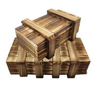 Toyvian 2 Puzzle Box Legno per e Piccolo con Doppio Fondo Educativo per Sviluppo Abilità e Divertimento Regalo per Compleanno e Natale