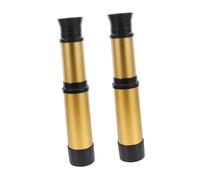 Toyvian 2 Pz giocattolo telescopio mini telescopio per telescopio retrò telescopio degli studenti telescopio a vela guardare i giochi telescopio plastica Golden