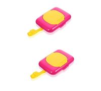 Toyvian 2 Pz Pulisci La Scatola Contenitore Per Salviette Riutilizzabile Distributore Di Salviette Per Neonati Porta Salviette Contenitore Per Fazzoletti Umidi Aperitivo Palmare Pp Bambino