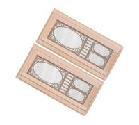 Toyvian 2 Scale Sturdy Screen For Diy Decoration Realistic Design For Modern And Classical Furniture