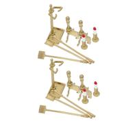 Toyvian 2 Set Accessori Vintage per e Decorazioni per Fatati Atmosfera Accogliente e