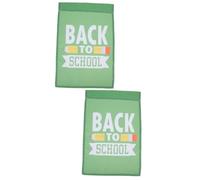 Toyvian 2 Set Bandiera Da Giardino Torna A Materiale Scolastico Bandiera Del Giardino Primaverile Io Asilo Blu Fornitura Del Partito Bandiere Decorative Da Giardino Poliestere 2 Pezzi*2