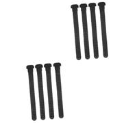 Toyvian 2 Set Cinghie per Pattinaggio Roller Skate Fibbia Sicurezza per Scarpe Pattinaggio Materiale Resistente Skater Professionisti E 4 * 2