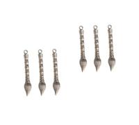 Toyvian 2 Set Ciondolo A Penna Zhuangyuan Arredamento Ornamenti A Pennello Portachiavi Decorazione Del Portachiavi Ciondolo Penna A Pennello Ottone D'oro 3 Pezzi * 2