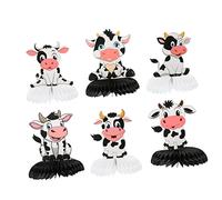 Toyvian 2 Set Decorazioni Centrotavola Forma con Motivo Decorazioni per Feste Compleanno per Adatte per Eventi Tematici E 6 Pezzi * 2