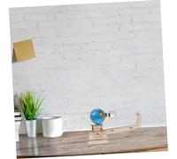 Toyvian 2 Set Kit Scientifico Educativo Pianeta e Puzzle in Legno Giocattoli Stem per Potenziamento Coordinazione e Apprendimento Collaborativo