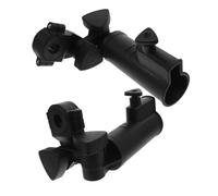 Toyvian 2 Supporto Ombrello Golf Cart Regolabile in ABS Resistente per Carrelli Golf Passeggini Biciclette Sedie Rotelle e Sedie Spiaggia Facile Installare e Portatile