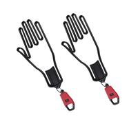 Toyvian 2 Supporto per Guanti da Golf Portatile Portaguanti in Plastica Forma di Palma con Fibbia Asciuga Guanti Rapido e Mantiene la Forma Compatibile con Tutte le Facile da Usare