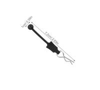 Toyvian 20 Clip Corpo Auto Rc in Metallo R Tipo con Linguette per Rimozione Rapida Fermagli Ricambio per Modellismo Auto e