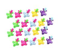 Toyvian 20 Mini Giocattoli Aerei Fischianti Per Ragazzi E Ragazze in Materiale Abs Accessori Sicuri Per Ragazzi E Ragazze Forma Unica Giocattolo Colore Casuale