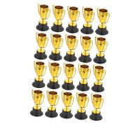 Toyvian 20 Mini trofei per Sportivo in plastica Premi del in Classe Decorazione del Partito Piccolo Sportivo Concorso D 'Oro